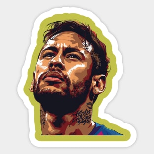 Neymar the Footbal King Sticker